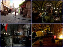 リガの街に着いてまずはビール。

ホテルのすぐ近くにある「Rosengrals」に入りました。
地下にある中世風レストランで、薄暗い地下の店内は中世の酒場の雰囲気濃厚。