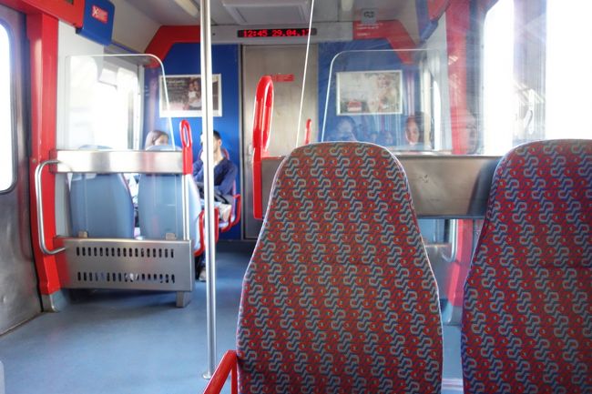 車内もガラガラになりました。