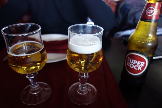 ビール。<br />サグレスを頼みましたが切れているということでスーパーボック。