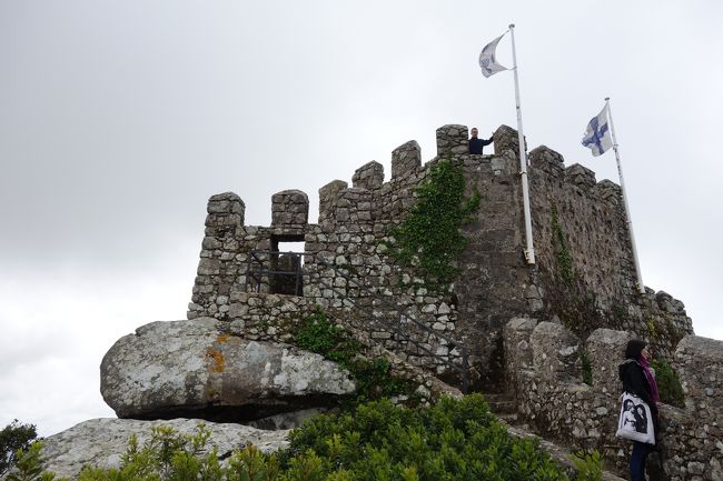 てっぺんまで登りました。<br />しかし、この日は天気が悪く寒い。<br />しかもてっぺんは当然風が強い。ピューピュー吹いています。