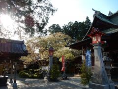 北野神社の敷地内。