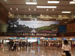 チャンギ国際空港へ到着しました。
キャセイは第一ターミナルです。