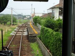 島鉄湯江駅。
県内のＪＲ長崎線に湯江駅（場所は全然違う）があるため、駅名に「島鉄」がついている。
