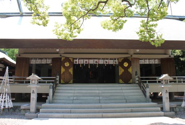 宇夫階神社本殿。ご祭神は大己貴命（大国主神）で、水難除け、交通安全、病気平癒にご利益があるとされています。