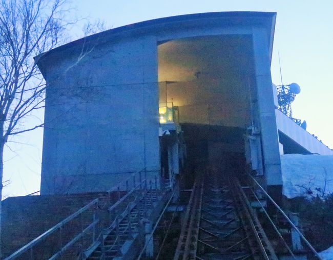 札幌-3 藻岩山展望台 札幌市街の夜景を鑑賞 ☆もーりすカーで