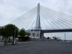 青森駅前に到着。

このハープ橋を見ると、青森に来たなと感じます。