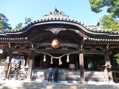 筑波山神社
筑波山神社の御神体は筑波山
筑波山は二峰相のため自然に男女二柱の祖神が祀られました。
筑波男大神　伊弉諾尊
筑波女大神　伊弉冊尊