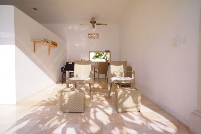 少し影が長くなってきたら、施設内にあるスパへ。<br />