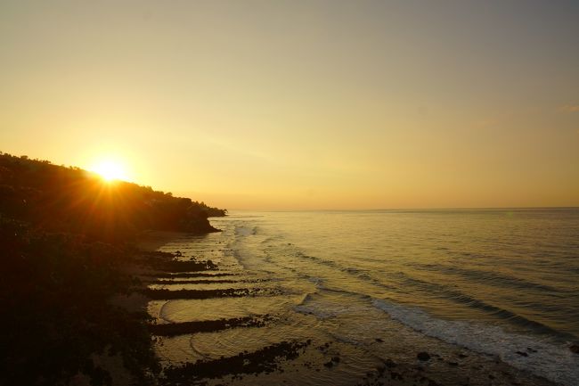 ちょうど夕日がキレイな時間！