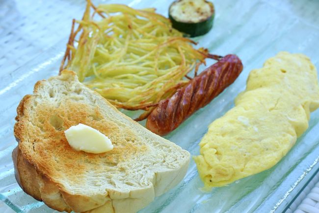 しっかり食べて、最後までアクアテラスを満喫します！