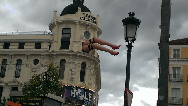 足です。色っぽいディスプレイでした。