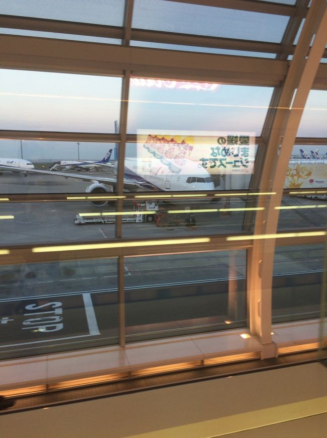 外出先から直帰（空港）だとちょうどよい時間のはずが、思いの外、仕事が早く終わり、18時前に空港着。