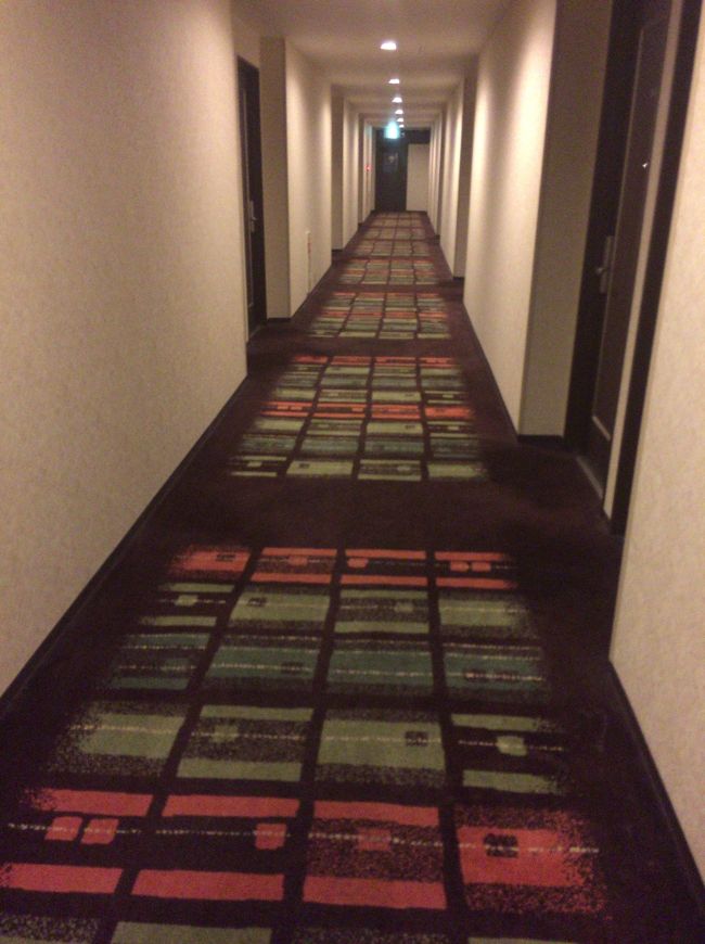 廊下はこんな感じ。<br />とてもきれいでいい匂いのするホテルでした。