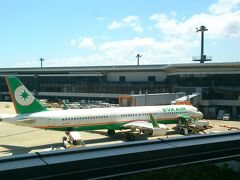 今回は、台湾のＥＶＡ航空の台北乗り継ぎ便を使います。