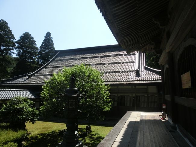 奥の、屋根に特徴があるのが、僧堂<br />座禅や修行をされるところだそう