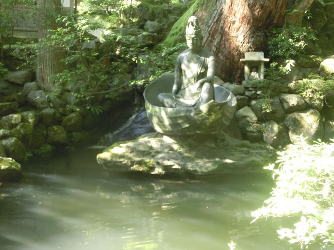 インド風仏像を見て、門前町を駆け、4時20分の福井駅行き最終バスに<br />(帰りのチケットはおみやげ屋さんで買います)