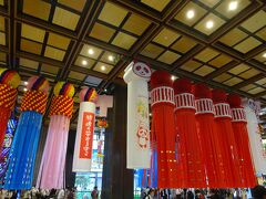 七夕飾りのお出迎え、今日からだそうです
ラッキー！！