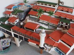 【Pausada Farol do morro （丘の灯台）という名の民宿 】

入口のところに模型があり、この民宿の全体像が分かります。