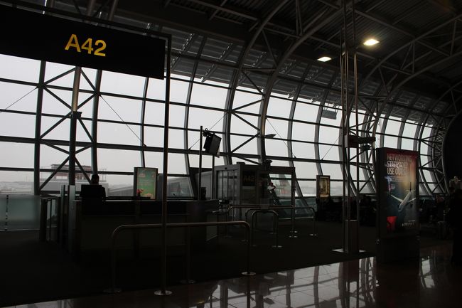 A42ゲート。<br /><br />ここから搭乗します。