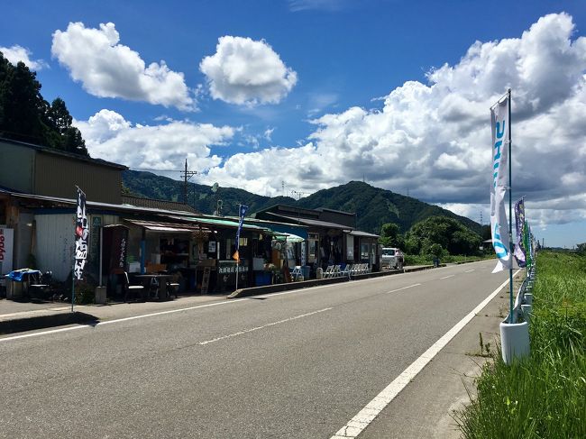 集合場所勝山市漁協出張所付近。