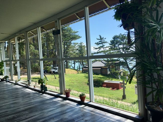 素敵～<br />どの席からも海が見えます