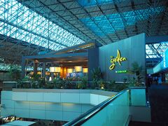 EVA AirラウンジのThe garden。EVA Airのエリート会員専用向けラウンジです。