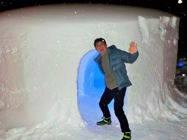 食後に極寒の中散歩・・・