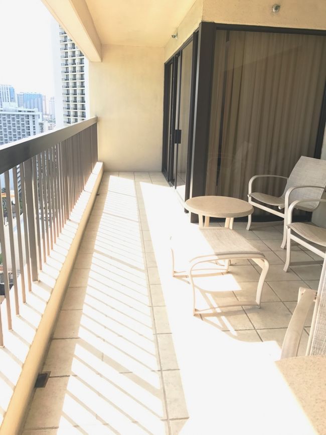 コンドのベランダです。<br />