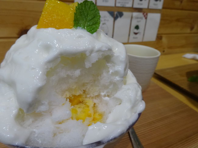 中にまでﾏﾝｺﾞｰが。。めっちゃ美味しかったよ。