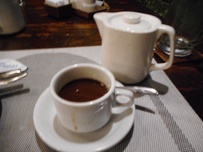 食後にコーヒー。<br />ごちそうさまでした。<br />みんな美味しかった。<br />