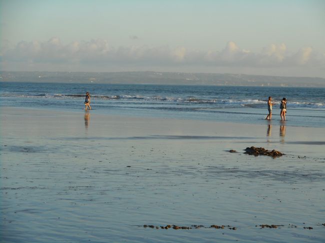 波が引いています。