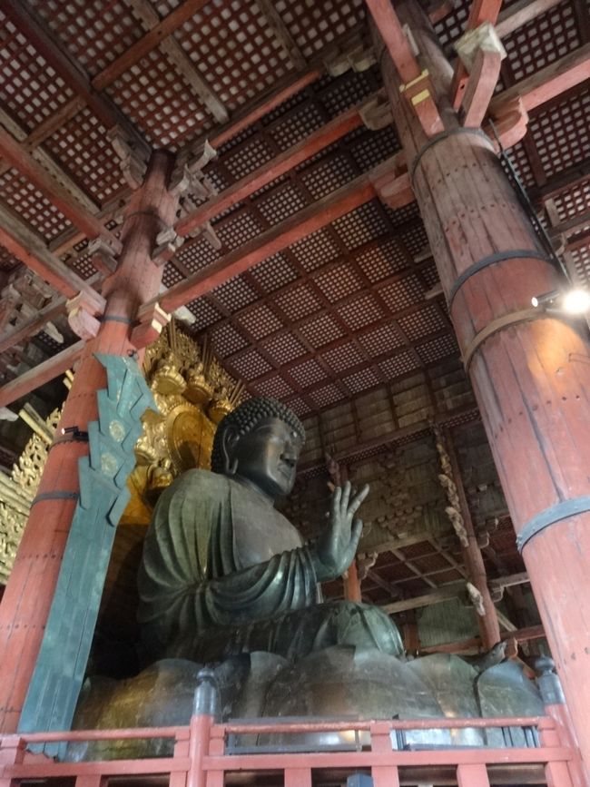 前日8月7日はお身拭いの日だったため、大仏様は1年で1番ﾋﾟｶﾋﾟｶの日でした。