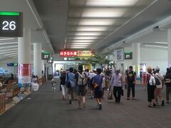 那覇空港に到着しました
