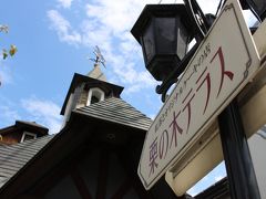 神社を抜け403号線に出て中町の交差点まで来ると、そこは栗天国！
案内所のおじさんに教えていただいたお店「栗の木テラス」へ入ってみることに。
小布施でいちばんの老舗「桜井甘精堂」さんがやっている紅茶とケーキのお店だそうです。
