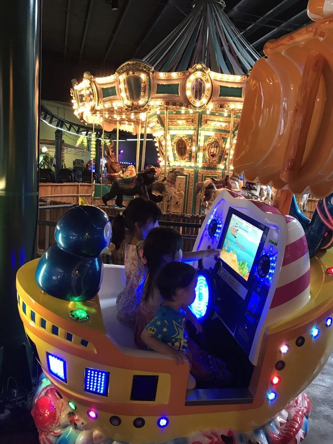 遊園地で少しだけ遊ばせました?<br />ジェットコースターに1人で乗る強者な子どもがいました!