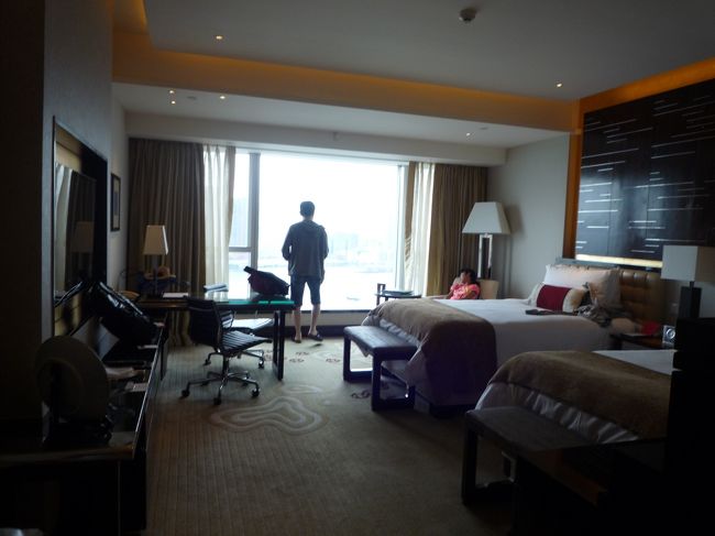 恒例のお部屋チェック。まずは景色を確かめます。