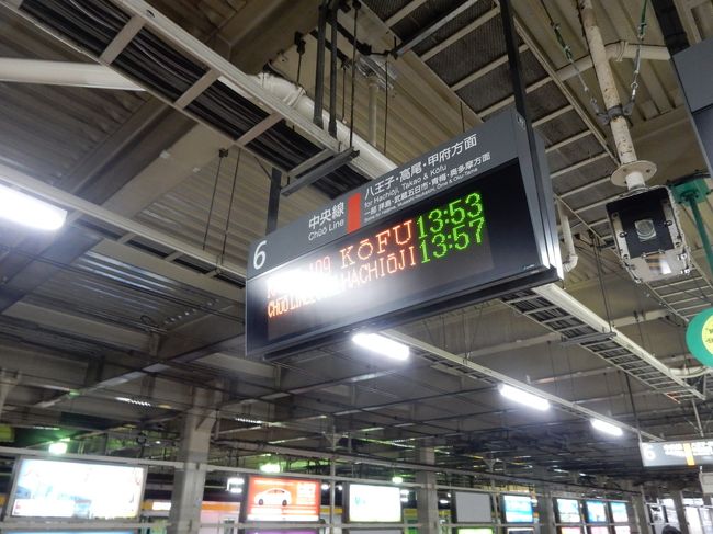 ここまで来たからには八王子市とはどんなところなのか知りたいので電車で向かいます。　　　　続く…