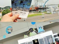 10分ほど歩いて、名古屋港水族館に到着！！
日本一満足度の高い水族館と巷で評判らしいけれど、、、、どうかな？

入場料:大人2000円→割引後1800円