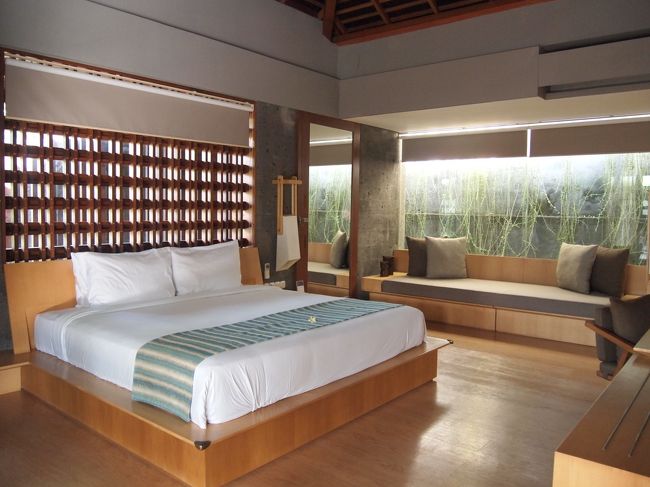 こちらは入口から入ってすぐ手前の、主人の部屋。<br /><br />メインベッドルームよりは若干狭いですが、それでも十分な広さ。