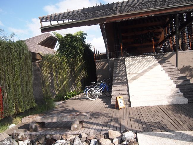 サンタイの自転車をお借りして