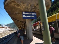 きれいな電車で Brenner まで40分。11:22 に定刻着。
ここまで Mobilcard で来れました。
