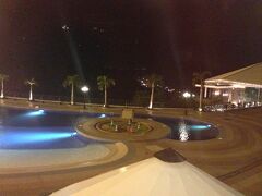 ヤシの木ガンガンゆれてます！