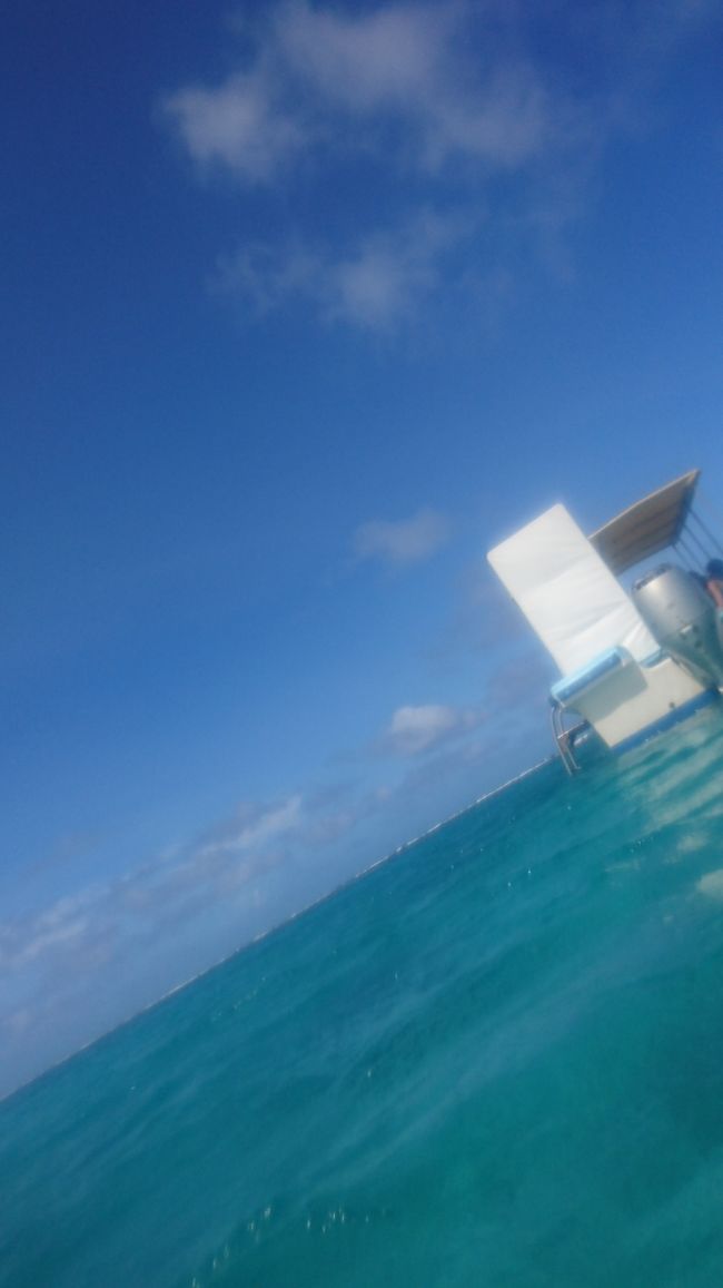 ニモちゃん撮りたくて、スマホを防水スマホケースに入れて撮ってみたけど<br />水がにじんで(^_^;)怖くてあきらめました<br />白保スノーケル　最高でした！！<br />ここもまた家族と訪れたい、絶対！！<br /><br />帰りの待ち時間で、今夜行ってみたいお店をNちゃんと調べた「あけぼの」へ電話してみると６時から２時間空きがあり取れた！ラッキー♪