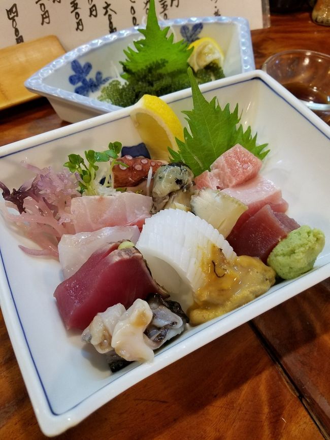 他のお料理も頂きたいのでお刺身は一人前<br /><br />プリプリで美味しかった！<br />