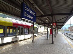 18:59頃、ボルツァーノ駅に到着