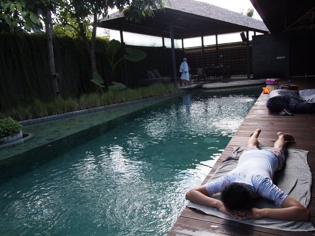 12時のチェックアウトまで、サンタイを満喫する。<br /><br />