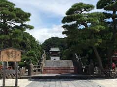 心配していたお天気もなんとか大丈夫そう。
まずは鎌倉、鶴岡八幡宮へ。