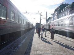 8:00すぎ　ハバロフスク駅に到着。