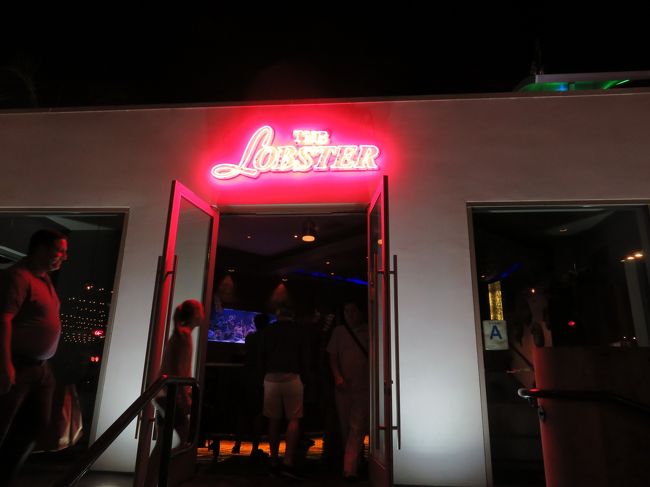 2時間くらいかけてゆっくり食事を楽しんだ後、レストランの外に出ると辺りは日も落ち、すっかり暗くなってました