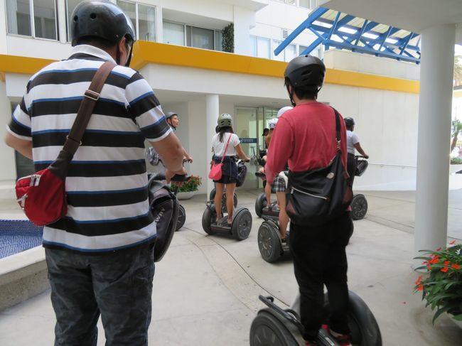 皆で結構慣れた頃、ベニスビーチまでの約2時間くらいのセグウエイツアーに出発です